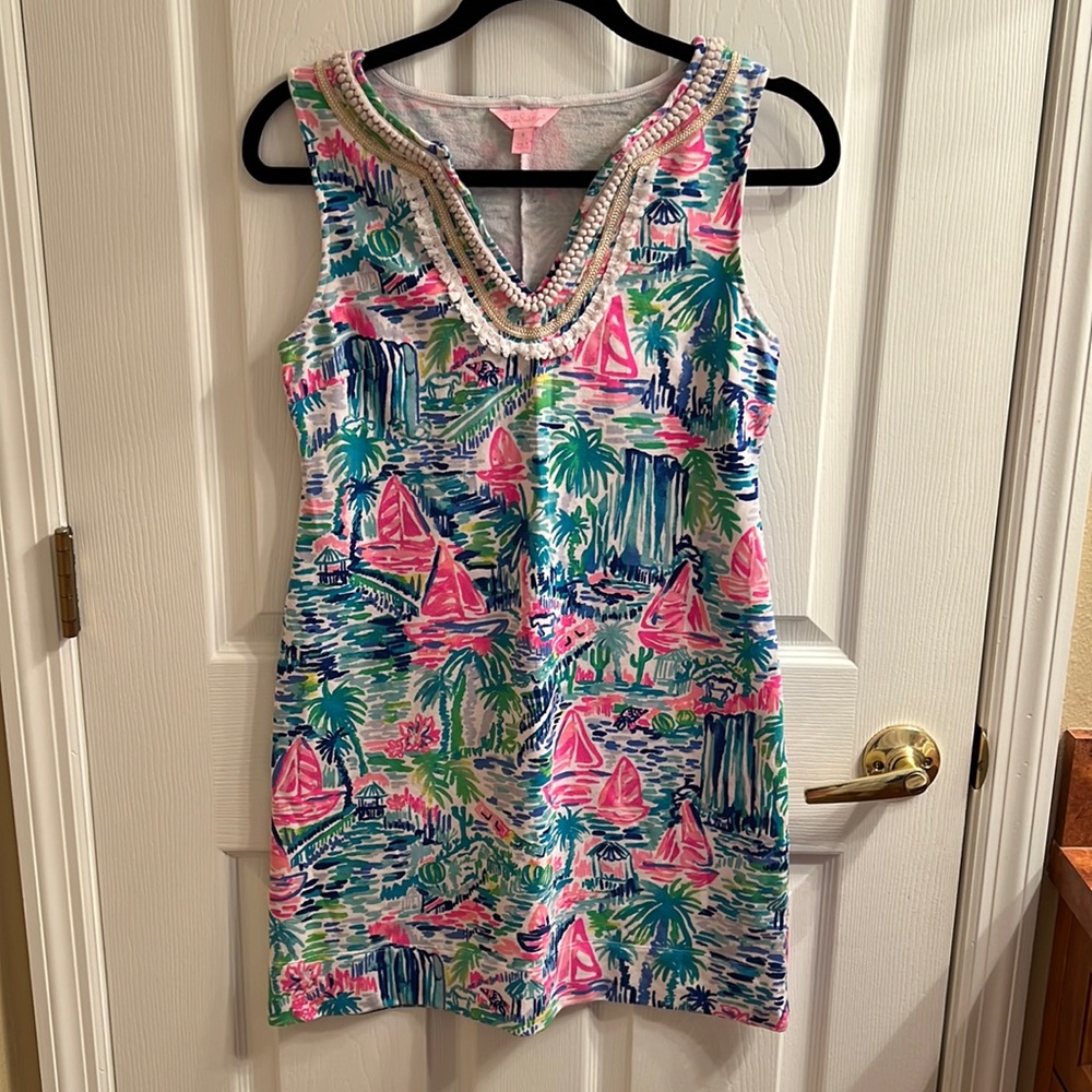 NEW Lilly Pulitzer Harper Dress! Salt in the air print NEVER WORN Was to small